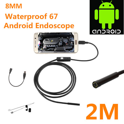 

Wireless Waterproof USB Port 8mm Visual Lens Mini Camera Portable Inspection Cam for Android Phone