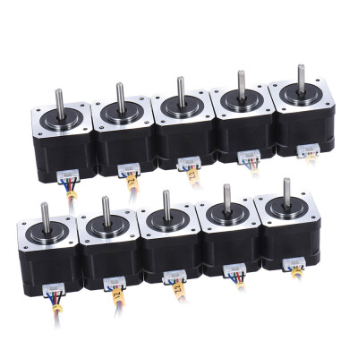 

1pcs Nema 17 Stepper Stepping Motor Drive Control 2 Phase 18 Degree 09A 04NM 42mm with 90cm Lead Cable 3D PrinterCNC Accessor