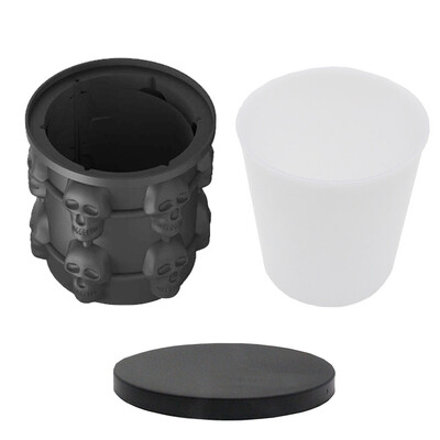 

The Silicone Ice Bucket Skeleton Model Cool Pail