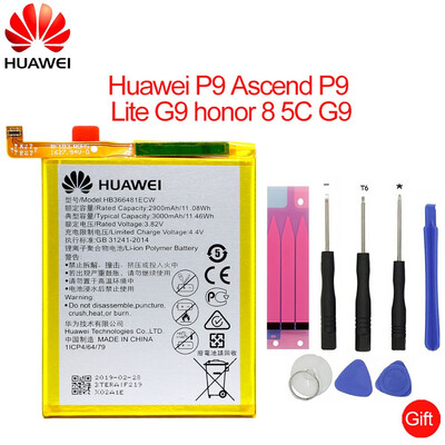 

Huawei Replacement Phone Battery HB366481ECW for Huawei honor 8 honor 8 lite honor 5C Ascend P9 P9 Lite G9 3000mAh
