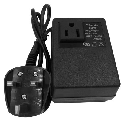 

Intelligent Efficient Household 200W AC 220V To 110V Step Down Transformer Voltage Converter Travel Power Adapter
