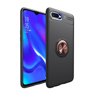 

Goowiiz Phone Case For OPPO K1R15XRX17-NeoA7AX7 Luxury Metal Ring Magnetic Bracket TPU Shockproof Cooling