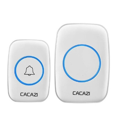 

Waterproof Transmitter 38 Ringtones LED Indicator Door Chime Wireless Doorbell