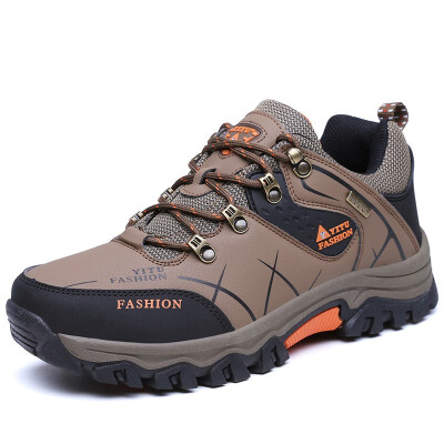 

IDIFU Mens Non Slip Outdoor Sports Trekking Hiking Backpacking Mountaineering Climbing Shoes Sneakers