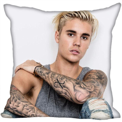 

Justin Bieber Hot Sale Pillow Case High Quality New Years Pillowcase Decorative Pillow Cover For Wedding Decorative Christmas 35x35CM 35x35CM