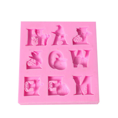 

Cake Cute Letter Handmade DIY Mold Chocolate Fondant Decorating Tool Silicone Baking Sugarcraft Gumpaste Molds