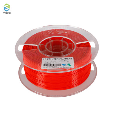 

YouSu 3D PLA Filament 175MM High Tenacity Dimensional Accuracy No Clogging Filaments Printing Consmables for 3D Printers 1KG Spo