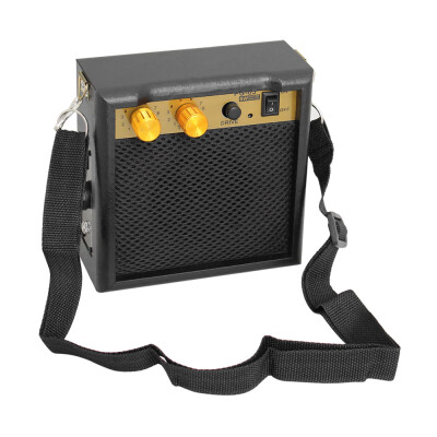 

Portable Mini Guitar Amplifier Amp Speaker 5W with 35mm Headphone Output Supports Volume Tone Adjustment