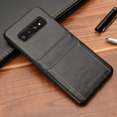 

PU Leather Phone Case for Samsung Galaxy S10 S10 Lite S10 Plus Back Cover PU Leather Protective Shell