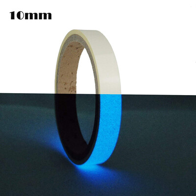 

10ft Glow In Dark Decorative PET Tape Removable DIY Handmade Photoluminescent Luminous Decor Tapes Self-adhesive Multifunctional S