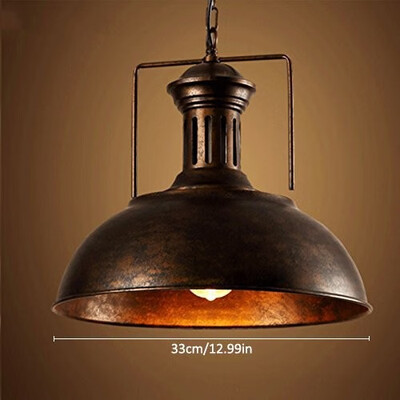 

Lighting Industrial Antique Metal Shade Pendant Ceiling Light 1 Light UFO Ceiling Pendant 41CM33CM