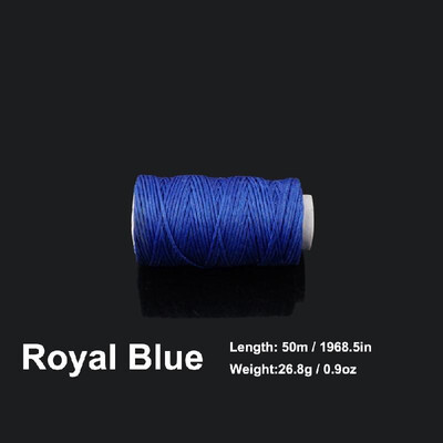 

10mm 50 Meters Long Flat Waxed Thread Waxed String for Leather Sewing