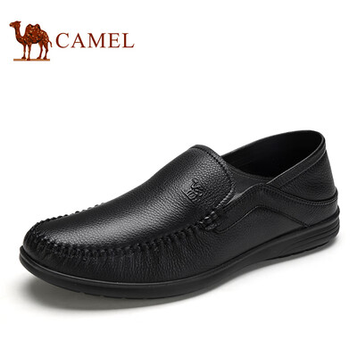 

Camel CAMEL soft leather versatile business casual shoes A912211480 brown 39