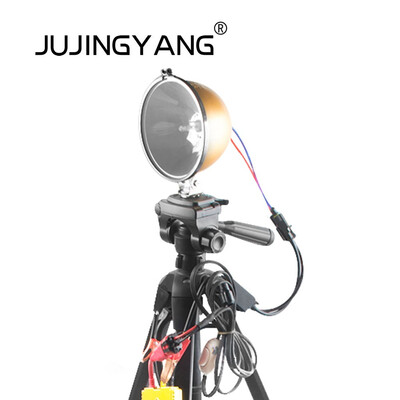 

JUJINGYANG 15cm Universal Hernia Headlamp 35W-100W Modified Portable Head-Mounted Simple Helmet Stabilizer Installation Accessorie
