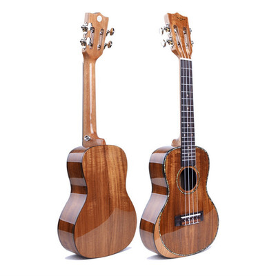 

Ukulele23 inch Hawaii small guitar Acacia wood veneer panels Bottom side plank Acacia