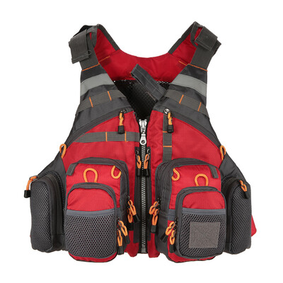 

​Lixada Outdoor Breathable Padded Fishing Life Vest Superior 209lb Bearing Life Safety Jacket Swimming Sailing Waistcoat Utility V