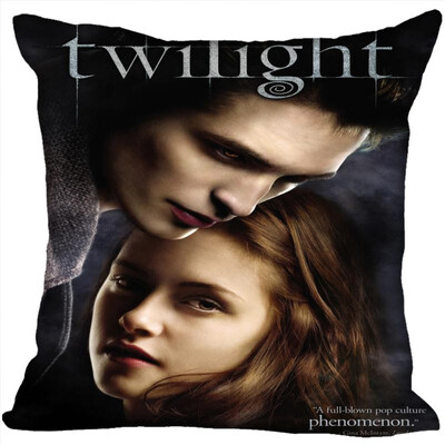 

Twilight Pillow Cover Bedroom Home Office Decorative Pillowcase Square Zipper Pillow Cases Satin Fabric No Fade 35x35CM