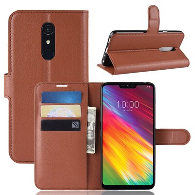 

Wallet PU Leather Flip Back Cover for LG G7 Fit Card Slots Stand Holder Phone Case for LG G7 Fit