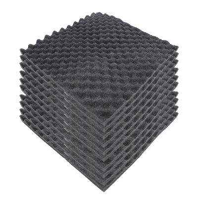 

Recording Studio Soundproof Wedge Foam Video Room Sound Noise Insulation Sponge Wall Deadening