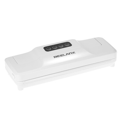 

REELANX Household Automatic Vacuum Sealer Fresh Food Saver Vacuum Packaging Sealing Machine with Suction Pipe Vacuum Bags AC100-22
