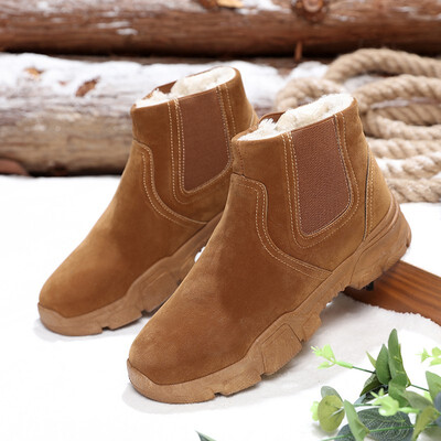 

Mens Martin Boots Casual Cotton Boots Warm Snow Boots in Winter