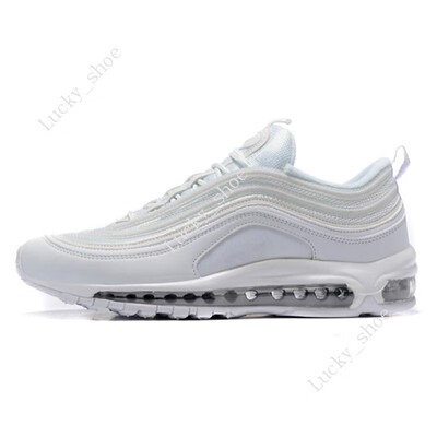 

Cushion 97 Running Shoes Men Women Sports Shoes High Quality Outdoor 97 OG QS Metallic Gold Silver Bullet Triple Black White 3M PR
