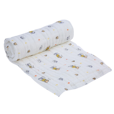 

Baby Bath Towel Blanket Swaddle 100 Muslin Cotton Super Soft Water Absorbent For Babys Delicate Skin 6 Layer 37 37 inches Pink