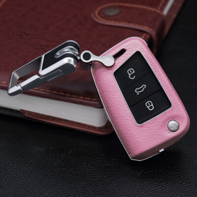 

Boutique Car Key Case Keychain For Volkswagen Tiguan LTouran LTouranLamandoGolf 6Sportsvan Car Key Cover Shell