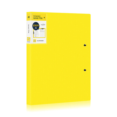 

Fudek student test paper clip open A3 drawing folder information book metal clip flat clip yellow FB7698W
