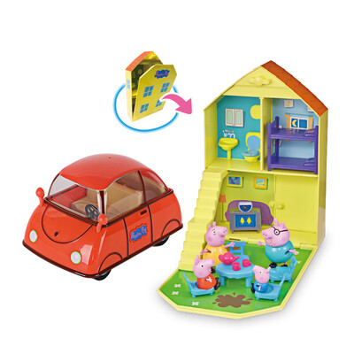 

Audi Double Diamond AULDEY Pig Peggy House Toys - Happy Family Set 582126 Boys&Girls Toys Childrens Day Gifts