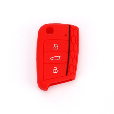 

For Volkswagen Golf 7 mk7 Key Case Bag Key Cover Car Accessories For Skoda Octavia A7 Silicone Key Portect Cases Car-styling 1Pc