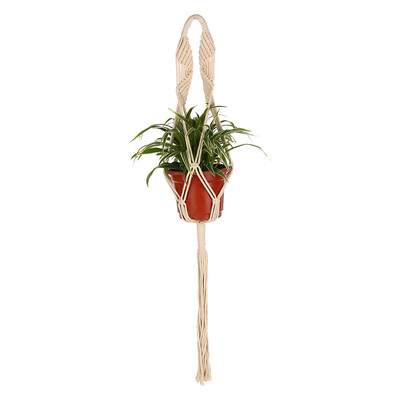 

Macrame Plant Hanger Indoor Outdoor Flower Pot Wall Hanging Planter Basket Cotton Rope Home Decor 335 Inch