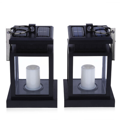 

2PCS Solar Powered LED Outdoor Candle Lantern Umbrella Hang Lamp