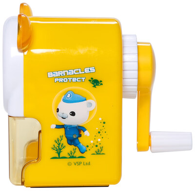 

TRUECOLOR student pencil sharpener pencil sharpener cartoon hand manual pencil sharpener submarine small column yellow HD181