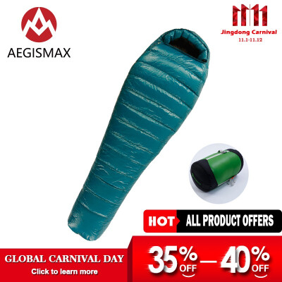 

AEGISMAX M3 Series Outdoor Camping Hiking keep Warm White Goose Down winter Mummy Sleeping Bag
