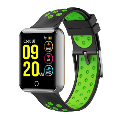 

IQI Q18 Smart Watch Intelligent Digital Sport Smart Bracelet Heart Rate Monitor Fitness Tracker 154 inch TFT Color Screen Display