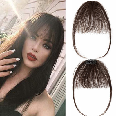 

Air bangs Clip In Hair Bangs 100 Human Hair Mini Handmade Hair Fringe
