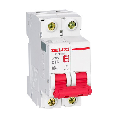 

DELIXI 2P Miniature Circuit Breaker MCB Air Switch Electric Brake Short Circuit Protector Household Circuit Breaker 16A 32A