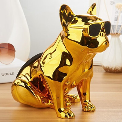 

Portable Bulldog Bluetooth Speaker Wireless U disk aux TF card MP3 player large stereo subwoofer music playback computer audio