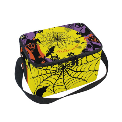 

ALAZA Lunch Box Insulated Lunch Bag Large Cooler Halloween Ghost Tote Bag