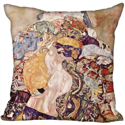 

Gustav Klimt Pillow Case For Home Decorative Pillows Cover Invisible Zippered Throw PillowCases 35x35cm 35x35CM 35x35CM