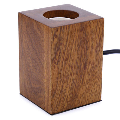 

E27 Modern Minimalist Wood Table Lamp Holder