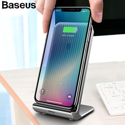 

Baseus Qi Wireless Charge with Phone Holder in One Automatic cooling for Iphone XS XR Samsung Note 9 XiaoMi HuaWei Wireless Charge