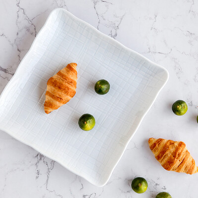 

Beijing Tokyo Bean Green Glaze Ceramic Tableware Set 8 Inch Shallow Set Two Pack