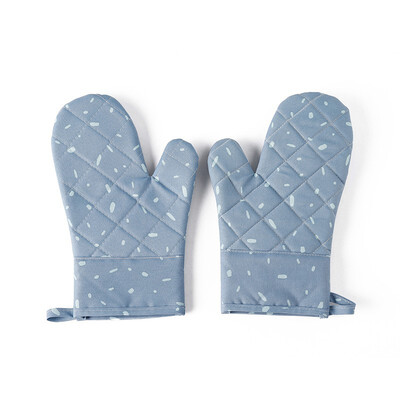 

NeillieN Home cloth gloves microwave oven gloves thick insulation gloves kitchen oven glovesSlip-proof heat-insulating gloves
