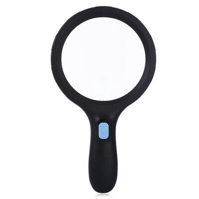

2X 5X Handheld Magnifier with 10 LEDs Magnified Tool