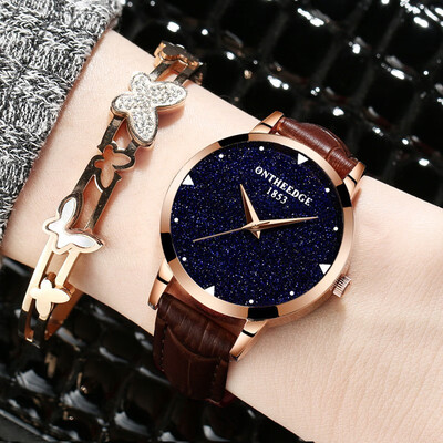 

Ultra thin Women Watch Masculino Genuine Leather Strap Wristwatch Para Hombre Quartz Wrist watch Waterproof Fashion Watch