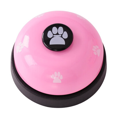

Pet Toy Training Called Dinner Small Bell Footprint Ring Dog Toys For Teddy Puppy Pet Call