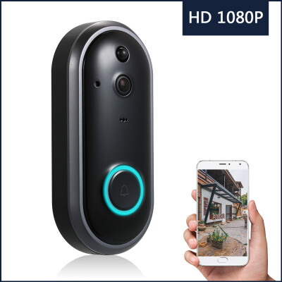 

Smart WIFI 1080P Security Doorbell with Visual Recording Night Vision PIR Motion Detection Low Power Consumption Phone APP Remote