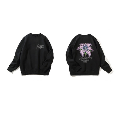 

Hoodie Women Funny Cat Looking Out Side Print Crewneck Sweatshirt Long Sleeve Kawaii Hoodies For Lady Girls Hipster